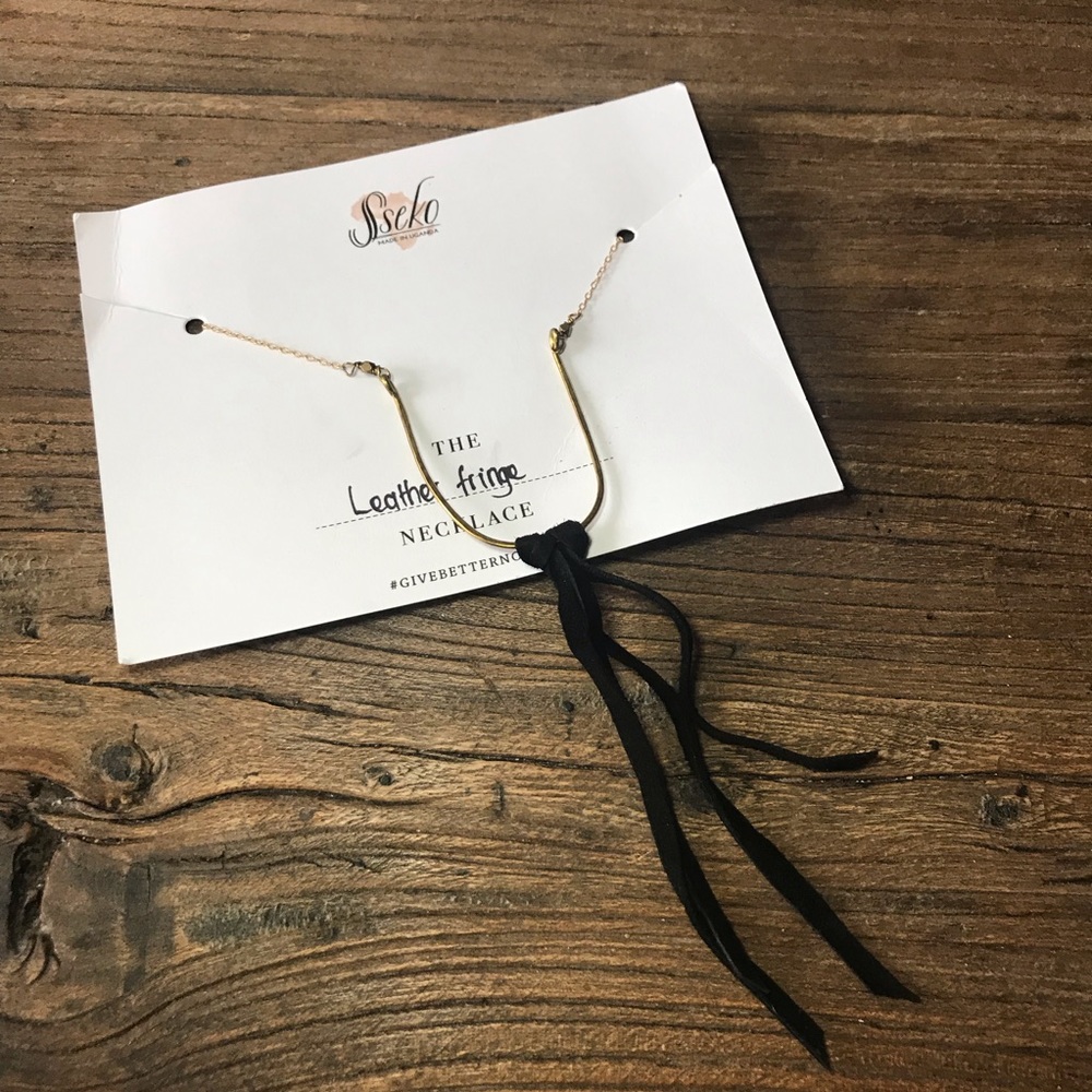 The Leather Fringe Necklace